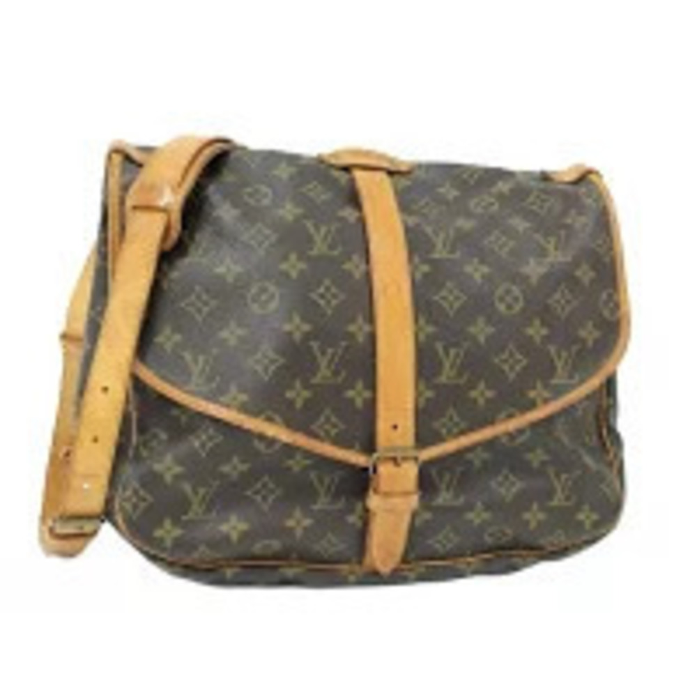 LOUIS VUITTON Shoulder Bag Saumur Monogram